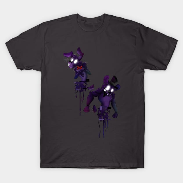 FOLLOW ME FnaF Shadow Animatronics Shirt Design T-Shirt by DragonDesigner